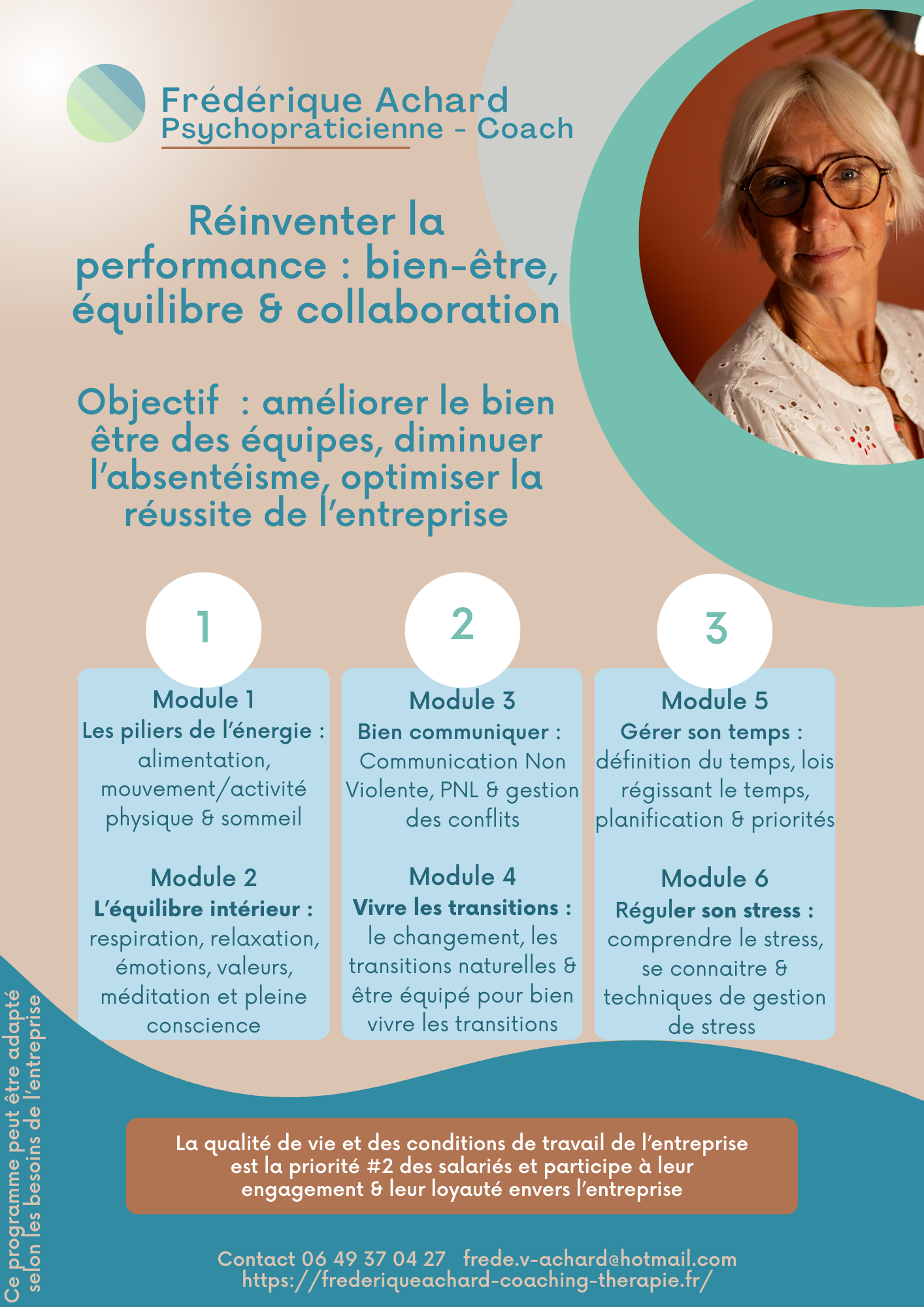 Frédérique Achard coach yoga massage accompagnement entreprise voiron grenoble